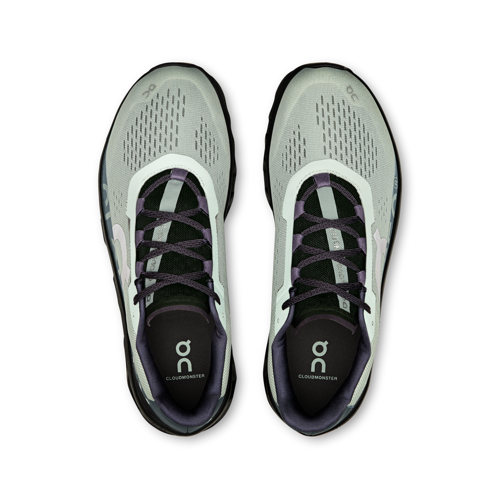 On Men's Cloud Monster Glacier Black